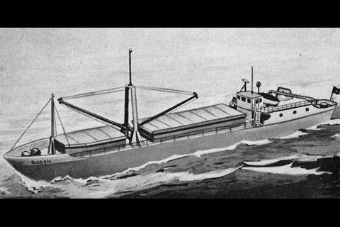 Impression of Fred. Olsen’s ‘Baden’, designed to transport 65,000ft3 within a 299gt package